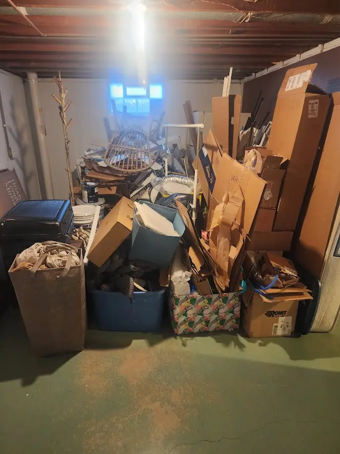 Roll-off dumpster container at job site for Construction Dumpster Rental in Pistakee Highlands